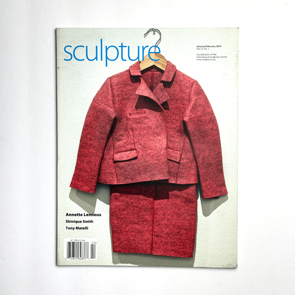 Sculpture, Vol. 33 #1,&nbsp;2014.