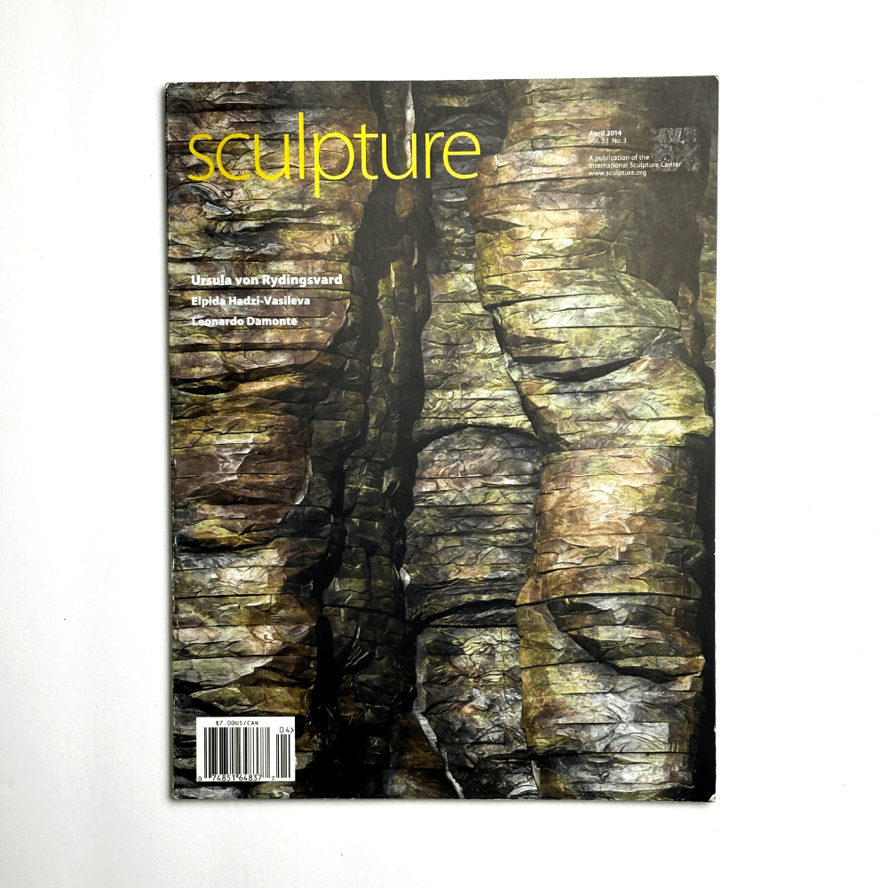Sculpture, Vol. 33 #3,&nbsp;2014.
